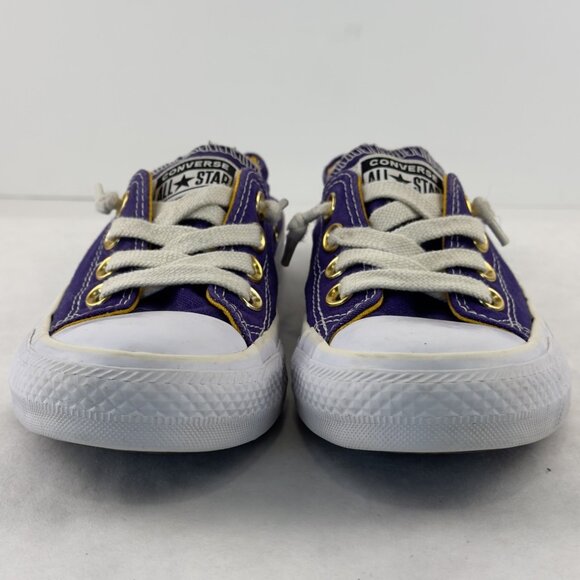 Converse Chuck Taylor All Star Shoreline Slip-On Low Top Sz W 6.5 Purple Gold - Picture 11 of 11